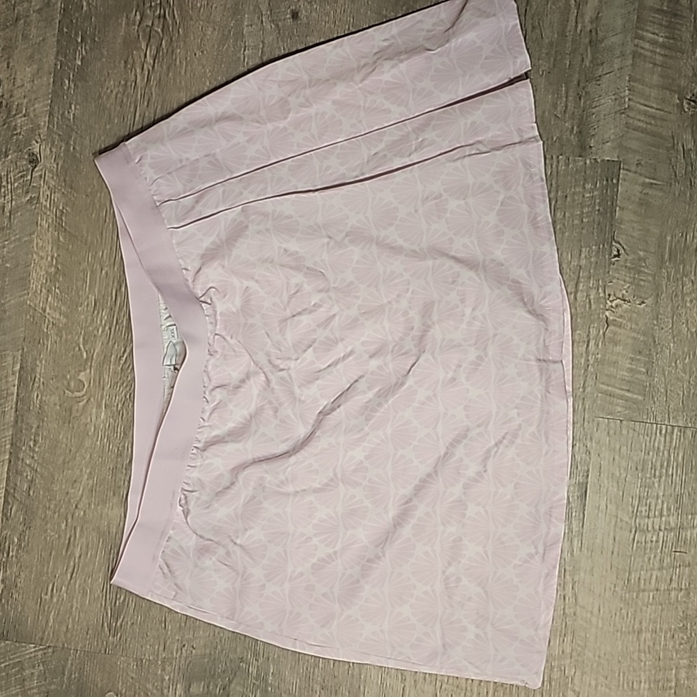 Pleated skort pink seashells